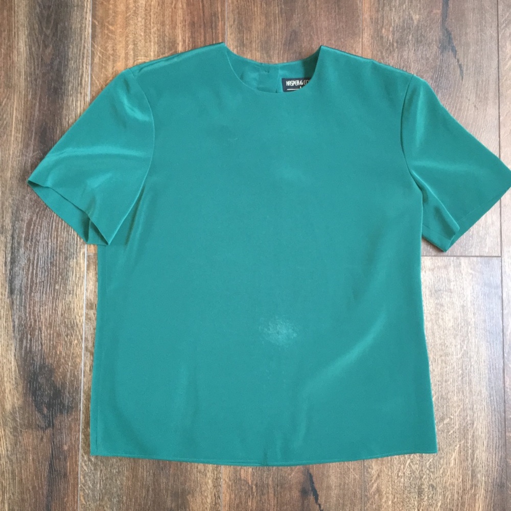 Jasper silky green top!